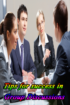 Tips for success in Group Discussions