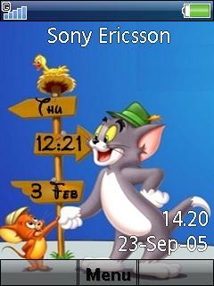 Tom And Jerry Clock