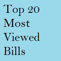 Top 20 most viewed bills