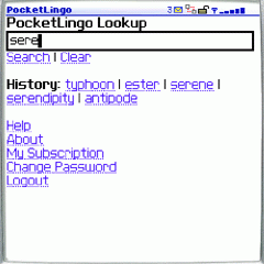 PocketLingo Thesaurus for BlackBerry - 1 Year Subscription