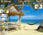 8800 Blackberry ZEN Theme: Tranquil Beach