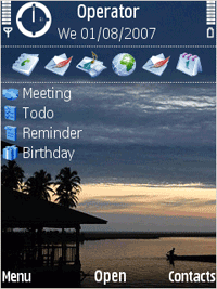Twilight at Veli Theme Includes Free Flash Lite Screensaver