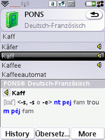 PONS Advanced dictionary French for UIQ 3.0