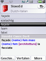 SlovoEd Classic Dutch-Italian & Italian-Dutch dictionary for UIQ 3.0