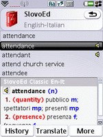 Talking SlovoEd Classic English-Italian & Italian-English dictionary for UIQ 3.0