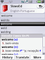 SlovoEd Classic English-Portuguese & Portuguese-English dictionary for UIQ