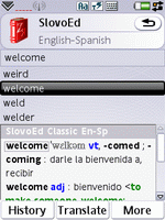 SlovoEd Classic English-Spanish & Spanish-English dictionary for UIQ 3.0