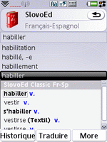 SlovoEd Classic French-Spanish & Spanish-French dictionary for UIQ 3.0