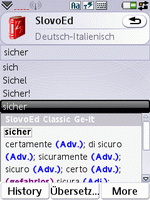 SlovoEd Classic German-Italian & Italian-German dictionary for UIQ 3.0