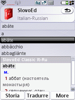 SlovoEd Classic Italian-Russian & Russian-Italian dictionary for UIQ 3.0