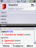 SlovoEd Classic Italian-Spanish & Spanish-Italian dictionary for UIQ 3.0