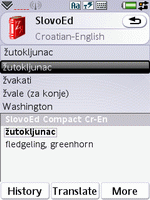 SlovoEd Compact Croatian-English & English-Croatian dictionary for UIQ 3.0