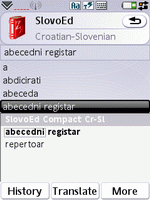 SlovoEd Compact Croatian-Slovenian & Slovenian-Croatian dictionary for UIQ 3.0