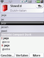 SlovoEd Compact Dutch-Italian & Italian-Dutch dictionary for UIQ 3.0