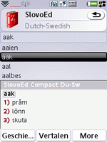 SlovoEd Compact Dutch-Swedish & Swedish-Dutch dictionary for UIQ 3.0