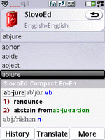 SlovoEd Compact English explanatory dictionary for UIQ 3.0