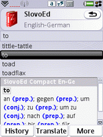 SlovoEd Compact English-German & German-English dictionary for UIQ 3.0