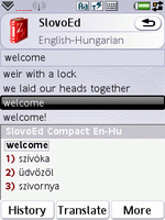 SlovoEd Compact English-Hungarian & Hungarian-English dictionary for UIQ 3.0