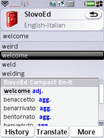 SlovoEd Compact English-Italian & Italian-English dictionary for UIQ 3.0