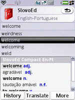 SlovoEd Compact English-Portuguese & Portuguese-English dictionary for UIQ 3.0