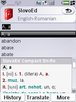 SlovoEd Compact English-Romanian dictionary for UIQ 3.0