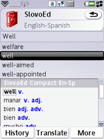 SlovoEd Compact English-Spanish & Spanish-English dictionary for UIQ 3.0