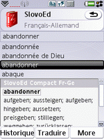 SlovoEd Compact French-German & German-French dictionary for UIQ 3.0