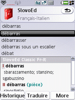 SlovoEd Compact French-Italian & Italian-French dictionary for UIQ 3.0