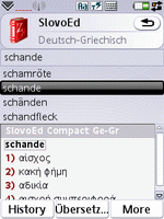 SlovoEd Compact German-Greek & Greek-German dictionary for UIQ 3.0