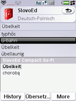 SlovoEd Compact German-Polish & Polish-German dictionary for UIQ 3.0