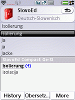 SlovoEd Compact German-Slovenian & Slovenian-German dictionary for UIQ 3.0