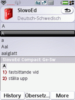 SlovoEd Compact German-Swedish & Swedish-German dictionary for UIQ 3.0