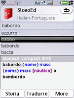 SlovoEd Compact Italian-Portuguese & Portuguese-Italian dictionary for UIQ 3.0