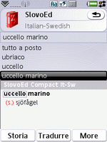 SlovoEd Compact Italian-Swedish & Swedish-Italian dictionary for UIQ 3.0