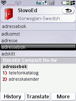 SlovoEd Compact Norwegian-Swedish & Swedish-Norwegian dictionary for UIQ 3.0