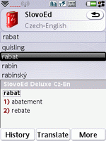 English Talking SlovoEd Deluxe English-Czech & Czech-English dictionary for UIQ 3.0