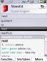 English Talking SlovoEd Deluxe English-Dutch & Dutch-English dictionary for UIQ 3.0