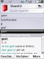 Spanish Talking SlovoEd Deluxe Spanish-Dutch & Dutch-Spanish dictionary for UIQ 3.0