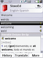 Talking SlovoEd Deluxe English-Spanish & Spanish-English dictionary for UIQ 3.0