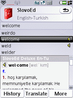 English Talking SlovoEd Deluxe English-Turkish & Turkish-English dictionary for UIQ 3.0