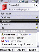 Talking SlovoEd Deluxe French-Spanish & Spanish-French dictionary for UIQ 3.0