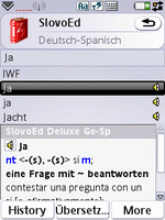 Talking SlovoEd Deluxe German-Spanish & Spanish-German dictionary for UIQ 3.0