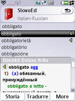 Italian Talking SlovoEd Deluxe Italian-Russian dictionary for UIQ 3.0