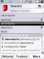 Talking SlovoEd Deluxe Italian-Spanish & Spanish-Italian dictionary for UIQ 3.0