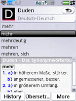 Duden - German dictionary of synonyms for UIQ 3.0