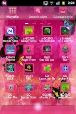 GO Launcher EX Theme Pink Cute