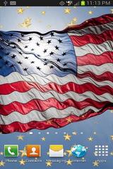 USA Flag Waving Wallpaper