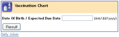 Vaccination Chart