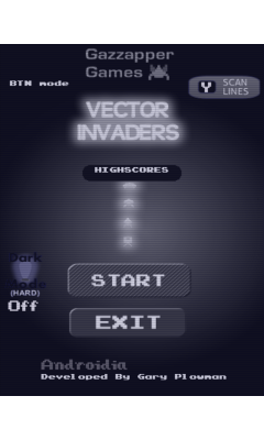 Vector Invaders in Space