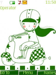 Vespa Green
